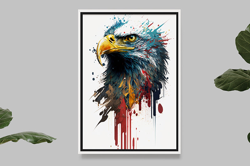 Eagle I - Splash Paint - Artwork