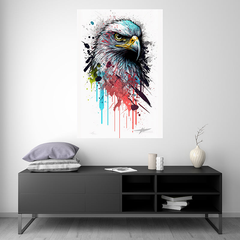 Eagle II - Splash Paint - Artwork