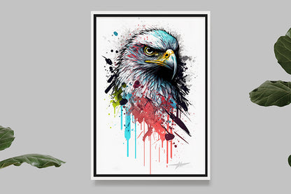 Eagle II - Splash Paint - Artwork