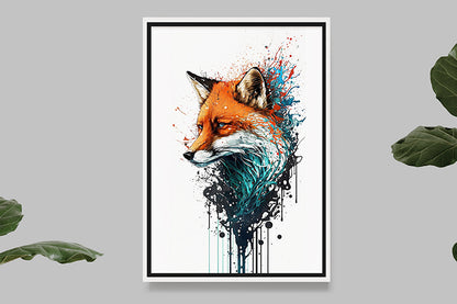 Fox - Splash Paint - Artwork