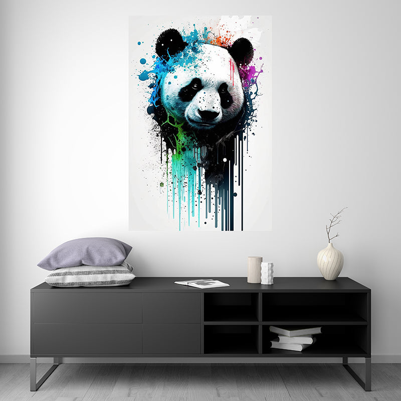 Panda I - Splash Paint - Artwork