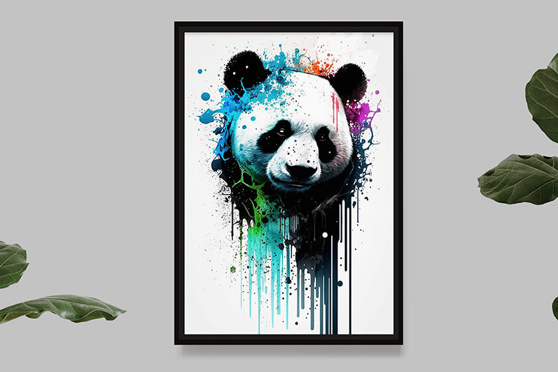 Panda I - Splash Paint