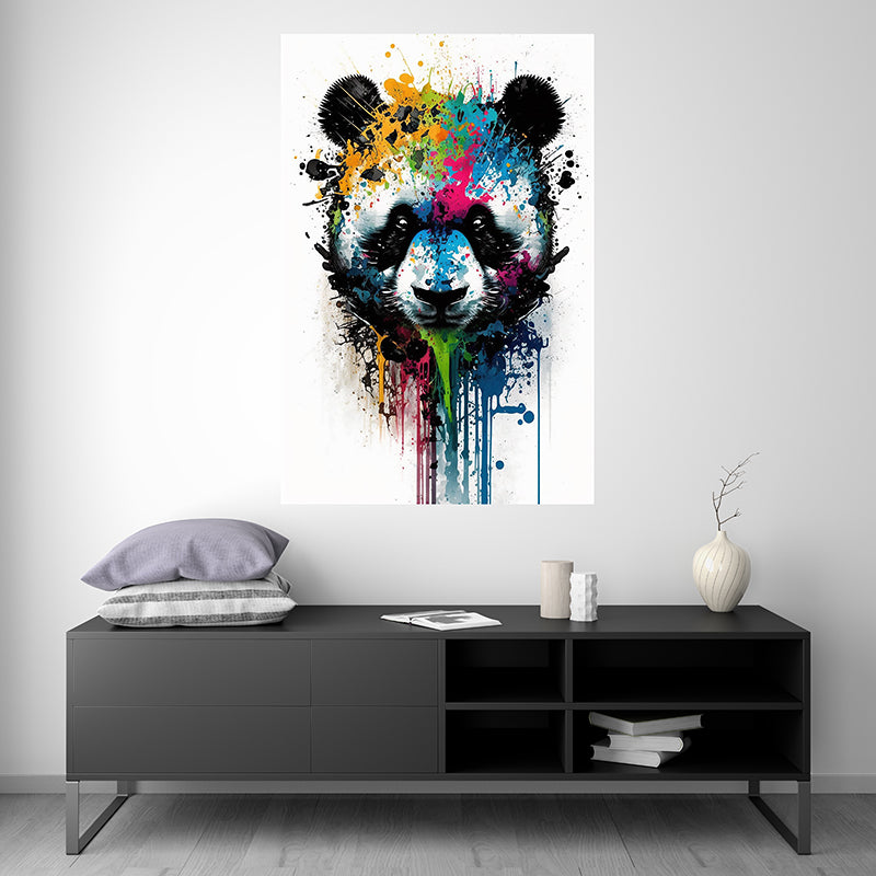 Panda II - Splash Paint - Artwork