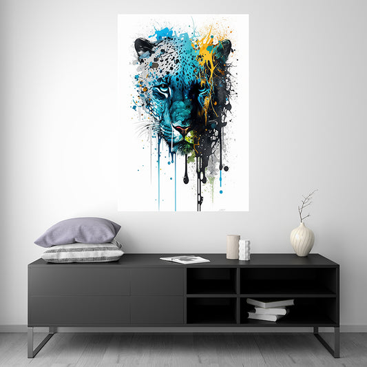 Panther I - Splash Paint - Artwork