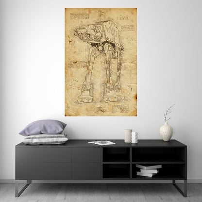 AT AT - Star Wars - Da Vinci Style