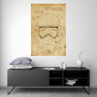 Storm Trooper Helmet - Star Wars - Da Vinci Style