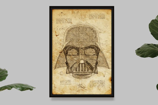 Darth Vader Helmet - Star Wars - Da Vinci Style