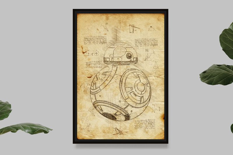 BB-8 - Star Wars - Da Vinci Style