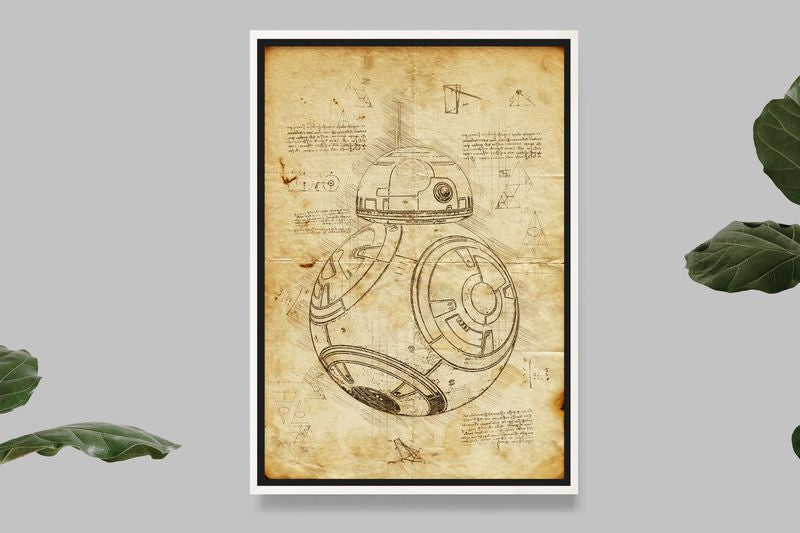 BB-8 - Star Wars - Da Vinci Style