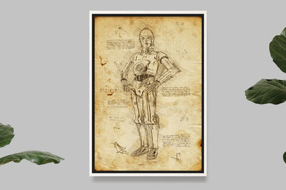 C-3PO - Star Wars - Da Vinci Style