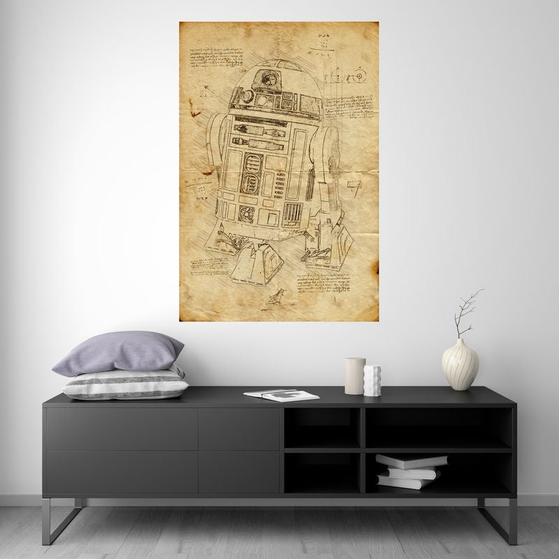 R2D2 - Star Wars - Da Vinci Style