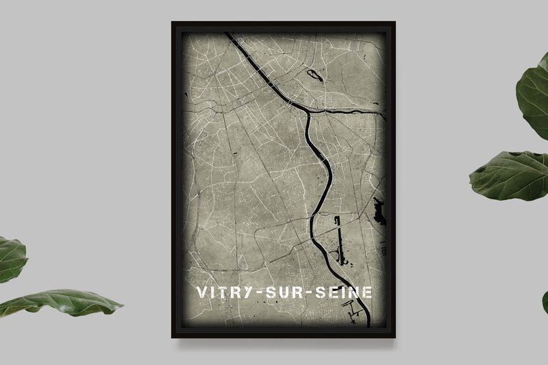 Vitry-sur-Seine - Carte Western