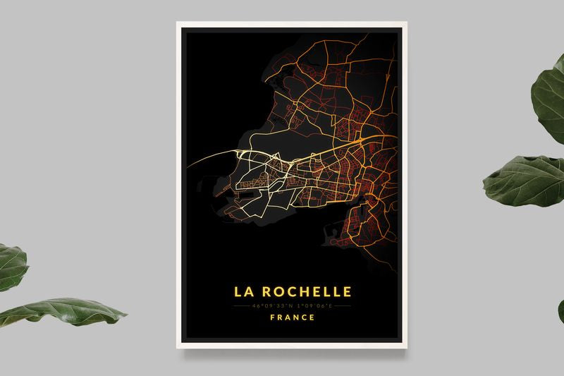 La Rochelle - Carte Vintage