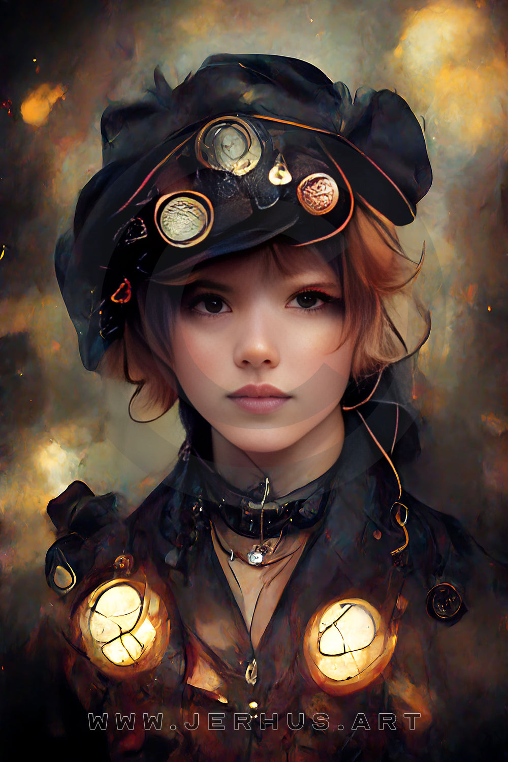 Steampunk Girl V - Artwork