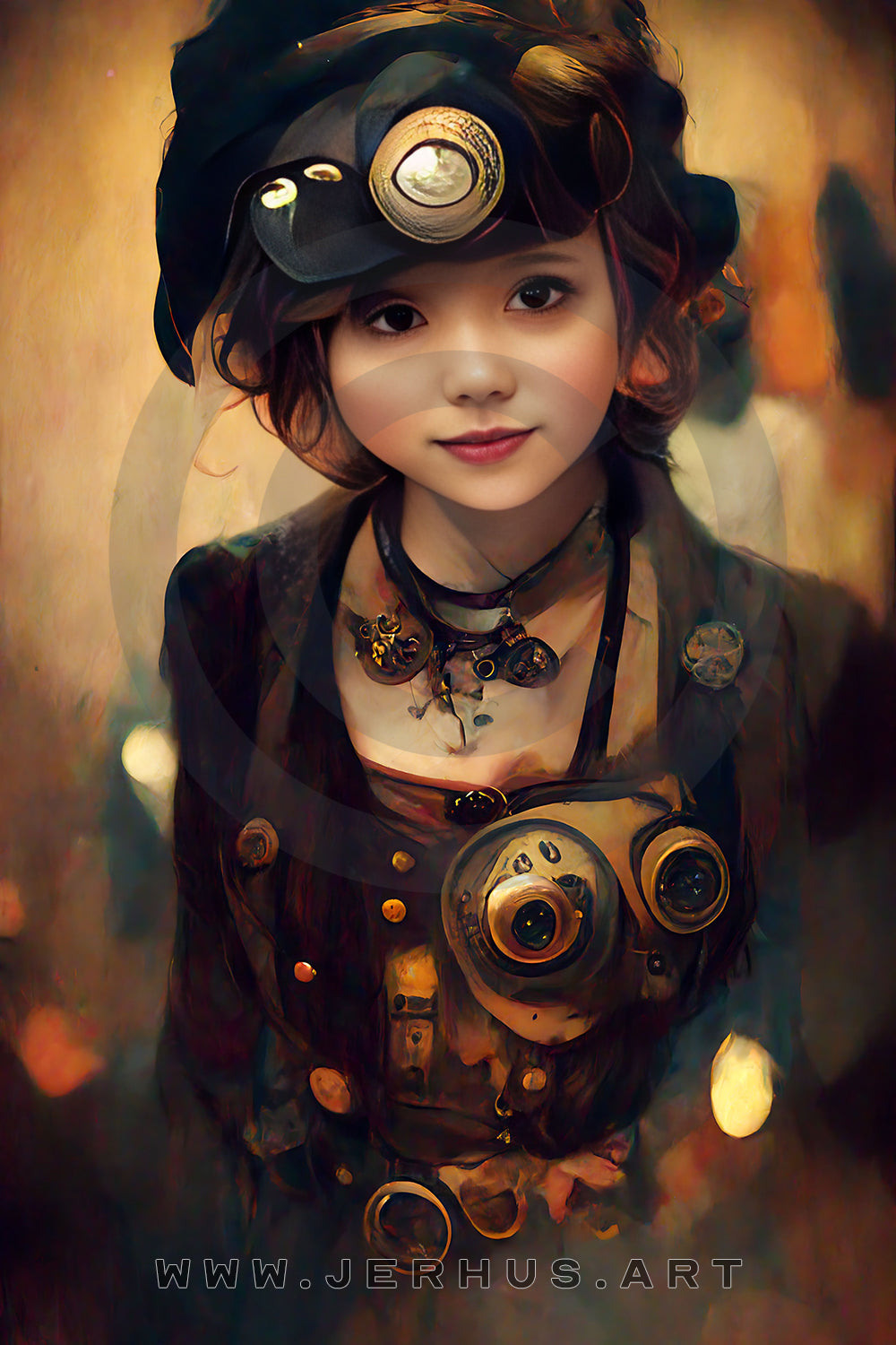 Steampunk Girl VI - Artwork