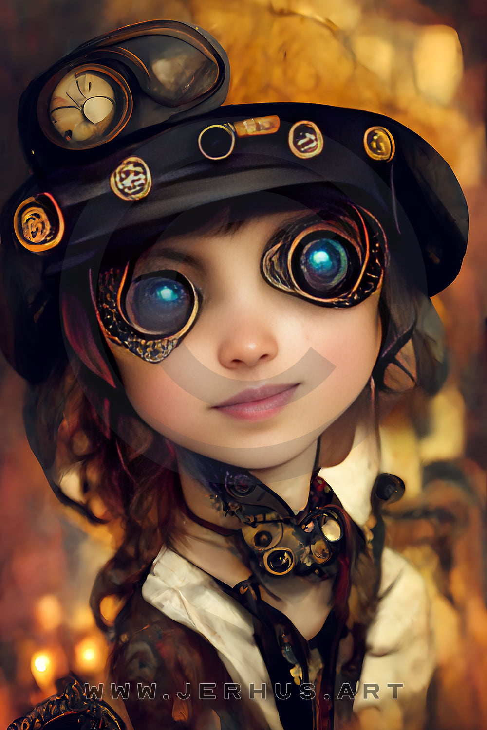 Steampunk Girl VII - Artwork